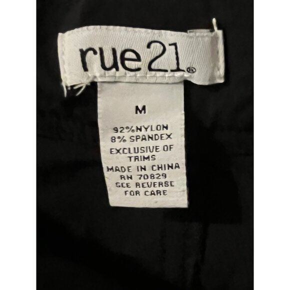 Rue21 POCKET Black Skirt With Adjustable Drawstring Sides & Pocket M Medium - Picture 4 of 4